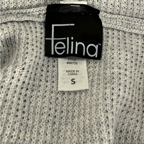 Felina Waffle Knit Hoodie Pullover Jumper Sweater - Picture 8 of 10